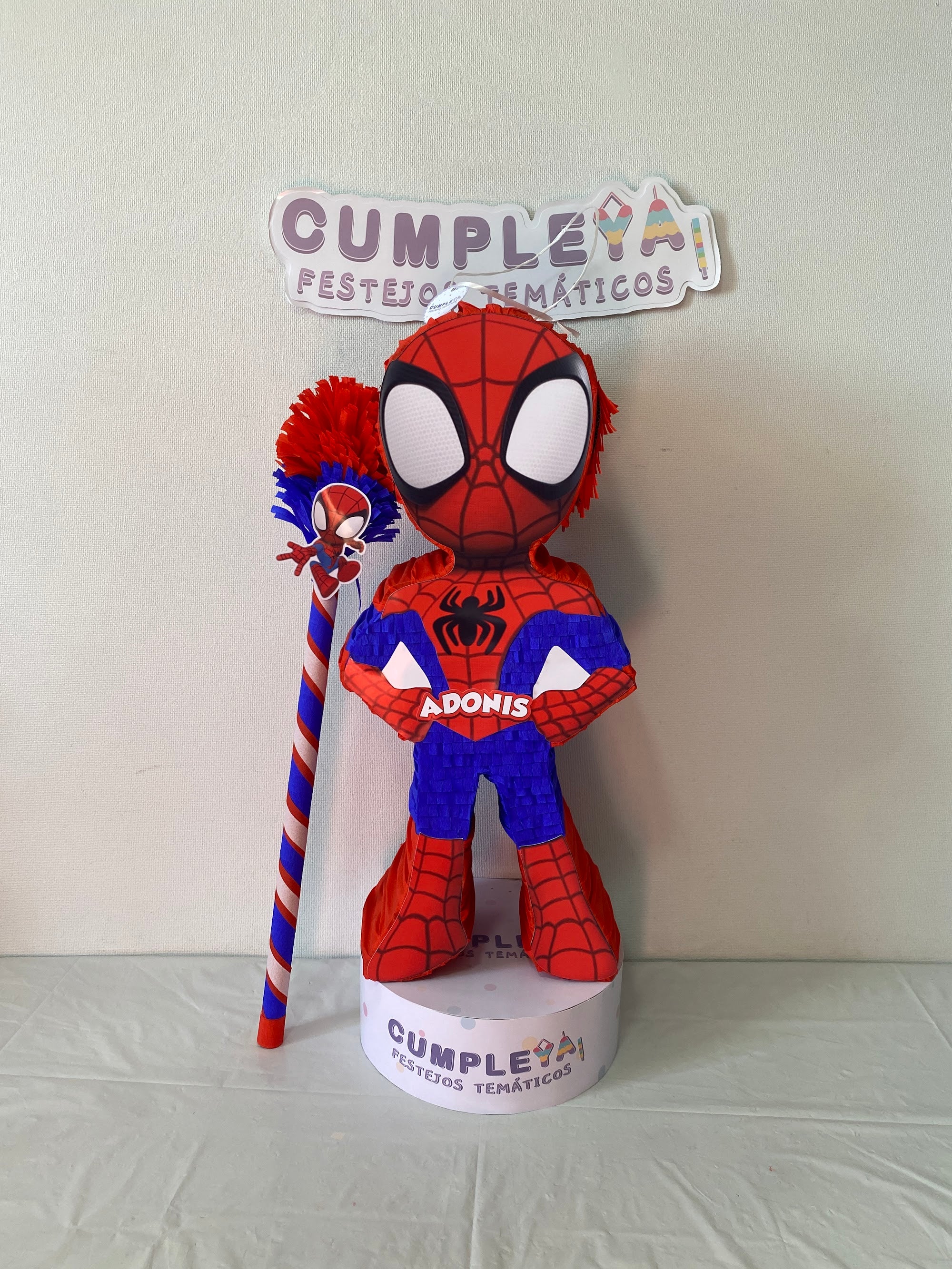 PIÑATA SPIDEY DE PIE 60CM PREMIUM