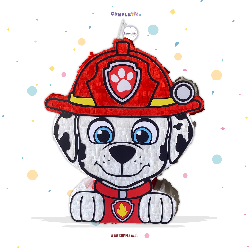 PIÑATA MARSHALLS PAW PATROL 40CM PREMIUM