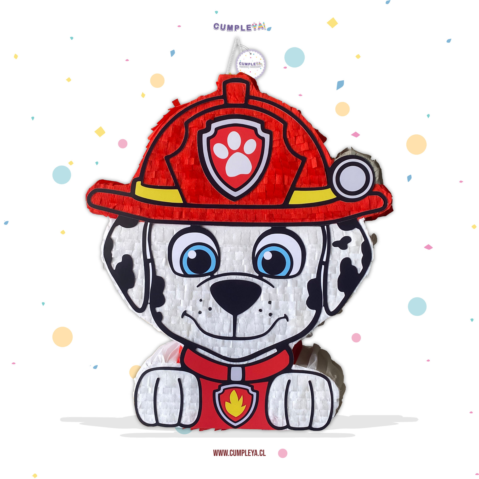 PIÑATA MARSHALLS PAW PATROL 40CM PREMIUM