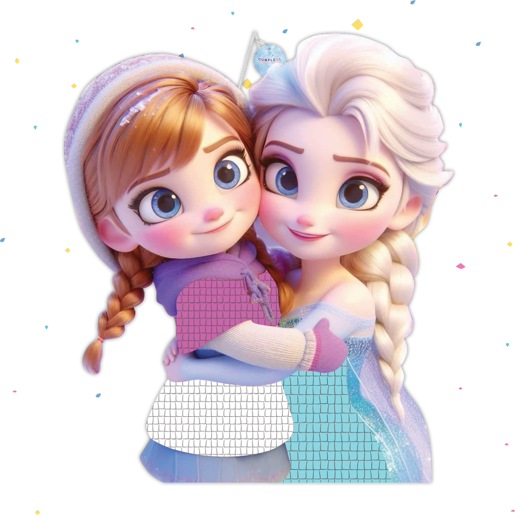 PIÑATA ELSA Y ANNA BEBE 60CM PREMIUM