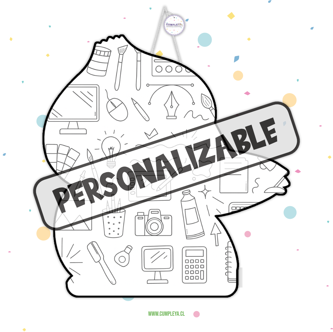 PIÑATA PERSONALIZADA 60CM FIGURA EXPRÉS