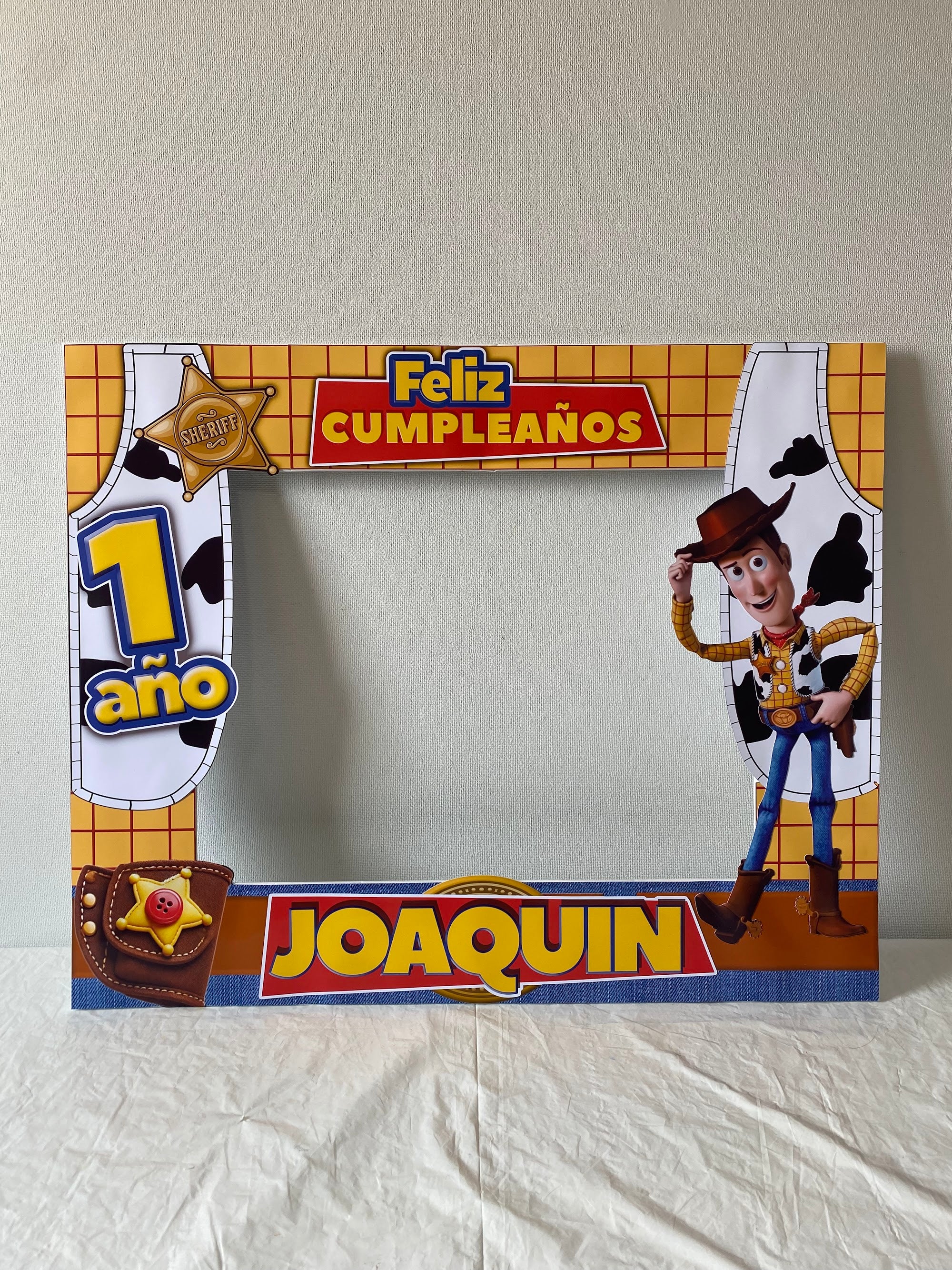 CUADRO SELFIE WOODY 77X55CM