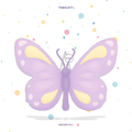 PIÑATA 40 CM MARIPOSA