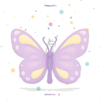 PIÑATA 40 CM MARIPOSA