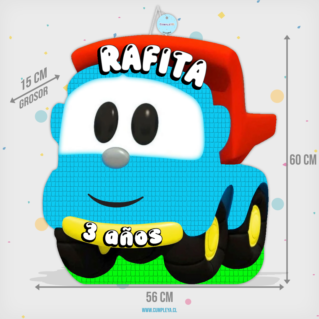 PIÑATA LEO EL CAMIÓN 60CM PREMIUM