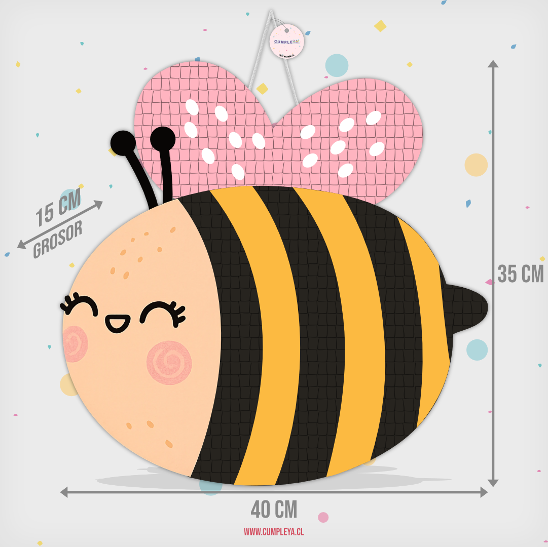 PIÑATA ABEJITA 40CM PREMIUM