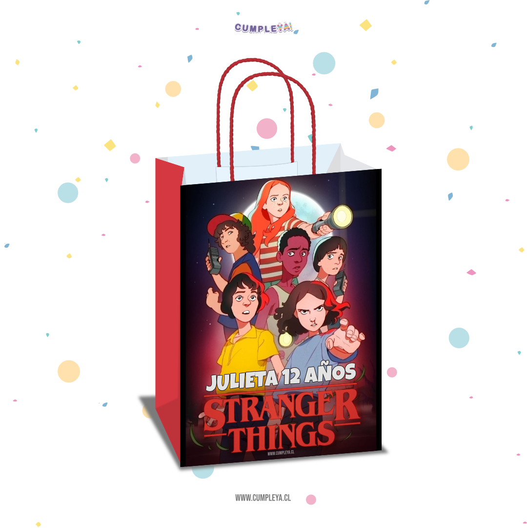 BOLSA SORPRESA 16 × 21 × 8 CM STRANGER THINGS ANIMADA