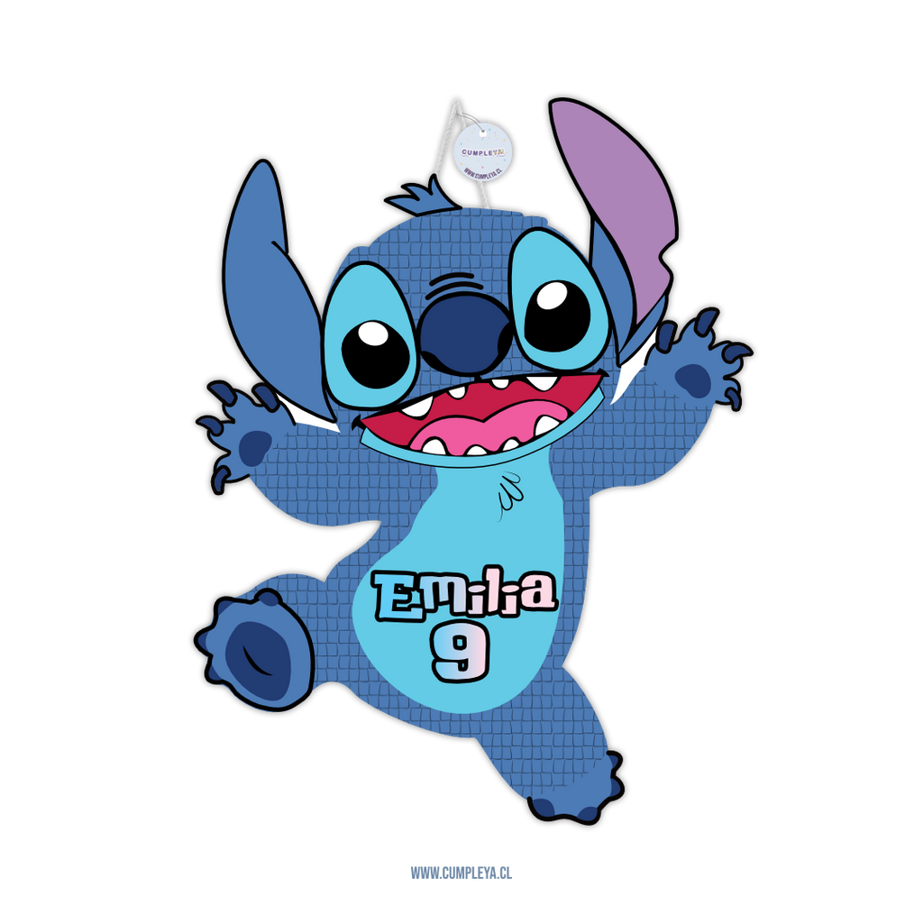 PIÑATA STITCH DE PIE 60CM PREMIUM