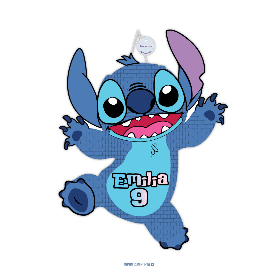 PIÑATA STITCH DE PIE 60CM PREMIUM