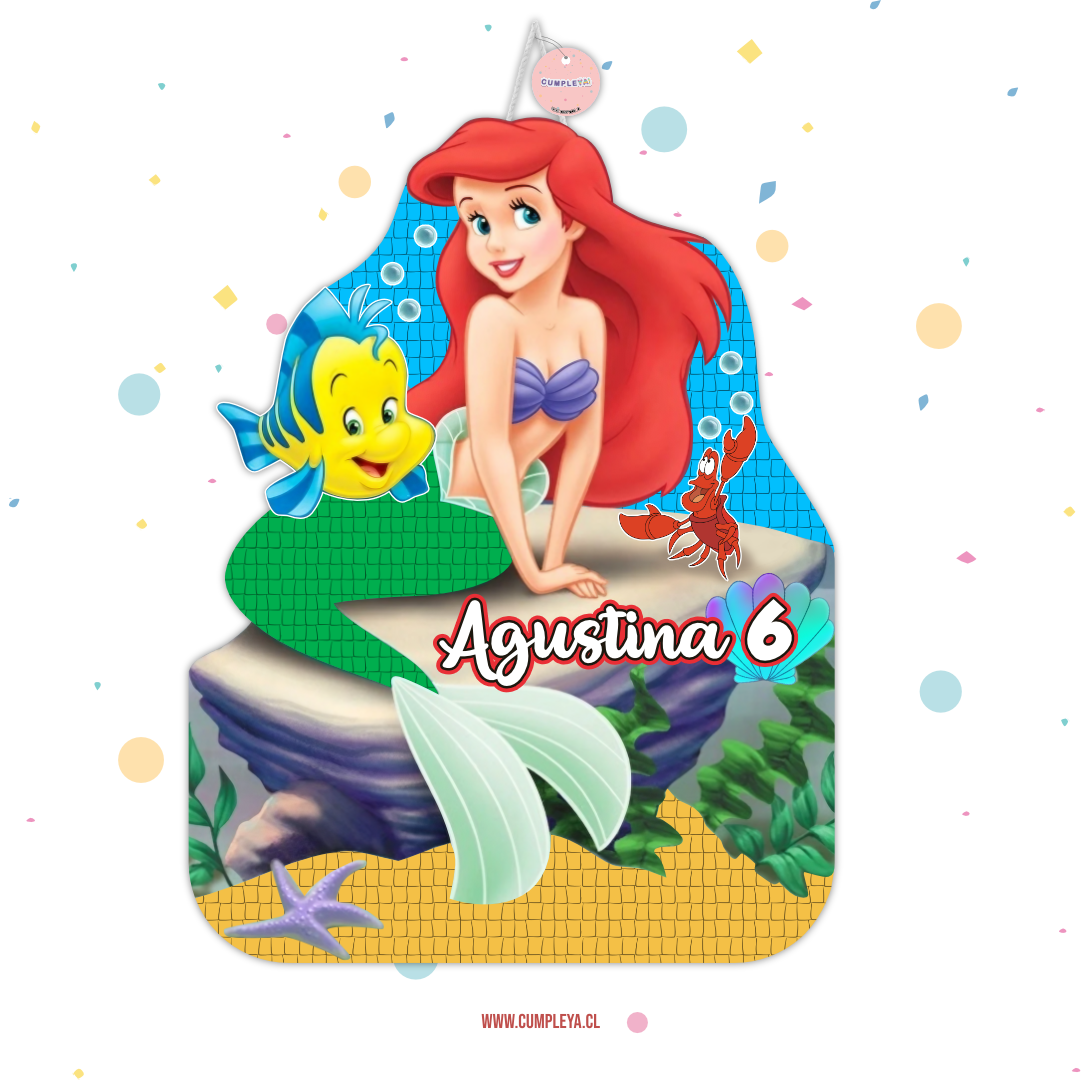 PIÑATA ARIEL 60CM PREMIUM