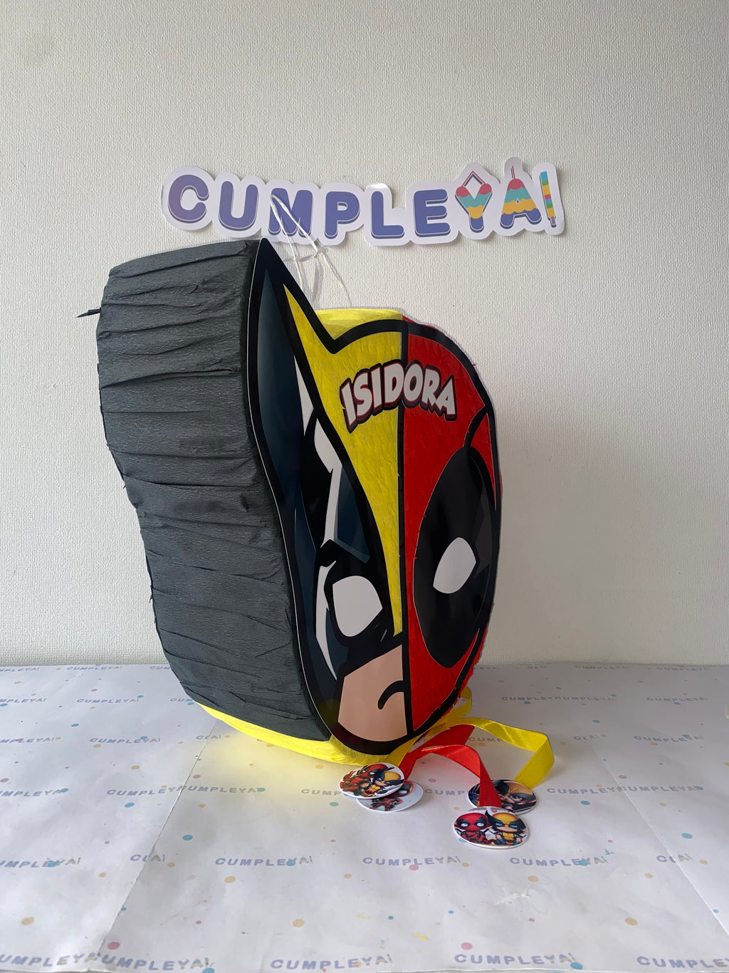PIÑATA WOLVERINE Y DEADPOOL 40CM PREMIUM