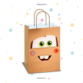 BOLSA SORPRESA 16 × 21 × 8 CM MATE