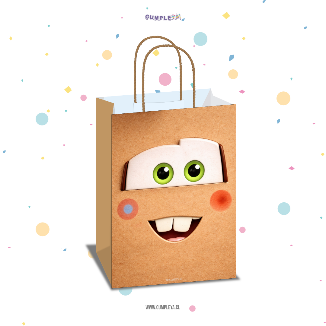 BOLSA SORPRESA 16 × 21 × 8 CM MATE
