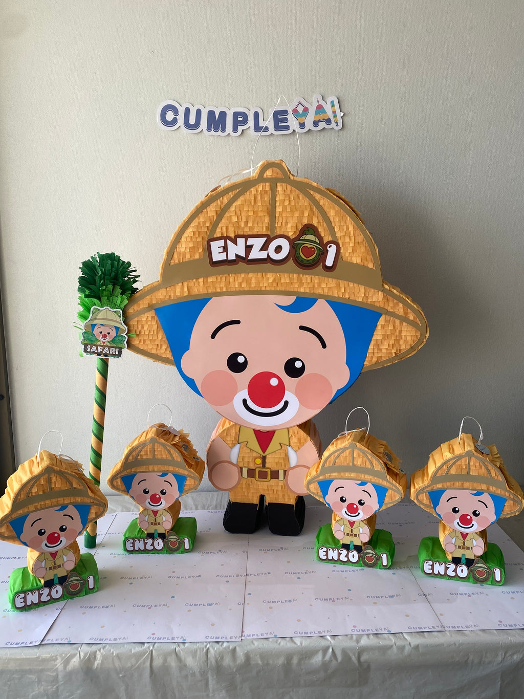 PIÑATA PLIM PLIM SAFARI 60CM PREMIUM