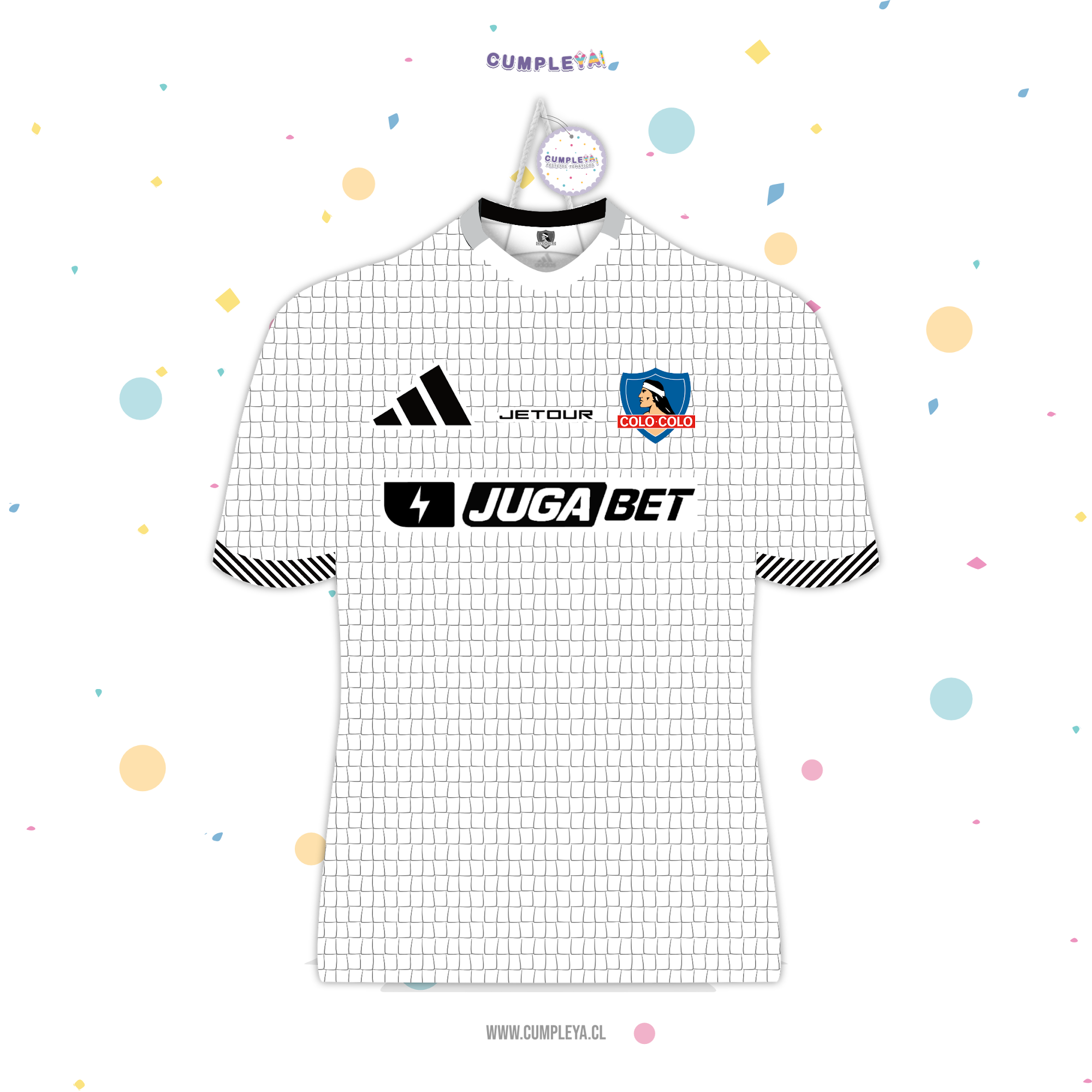 PIÑATA CAMISA COLO COLO 40CM PREMIUM