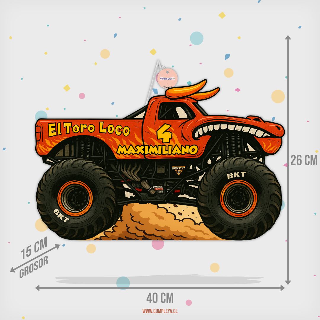 PIÑATA 40 CM TORO LOCO