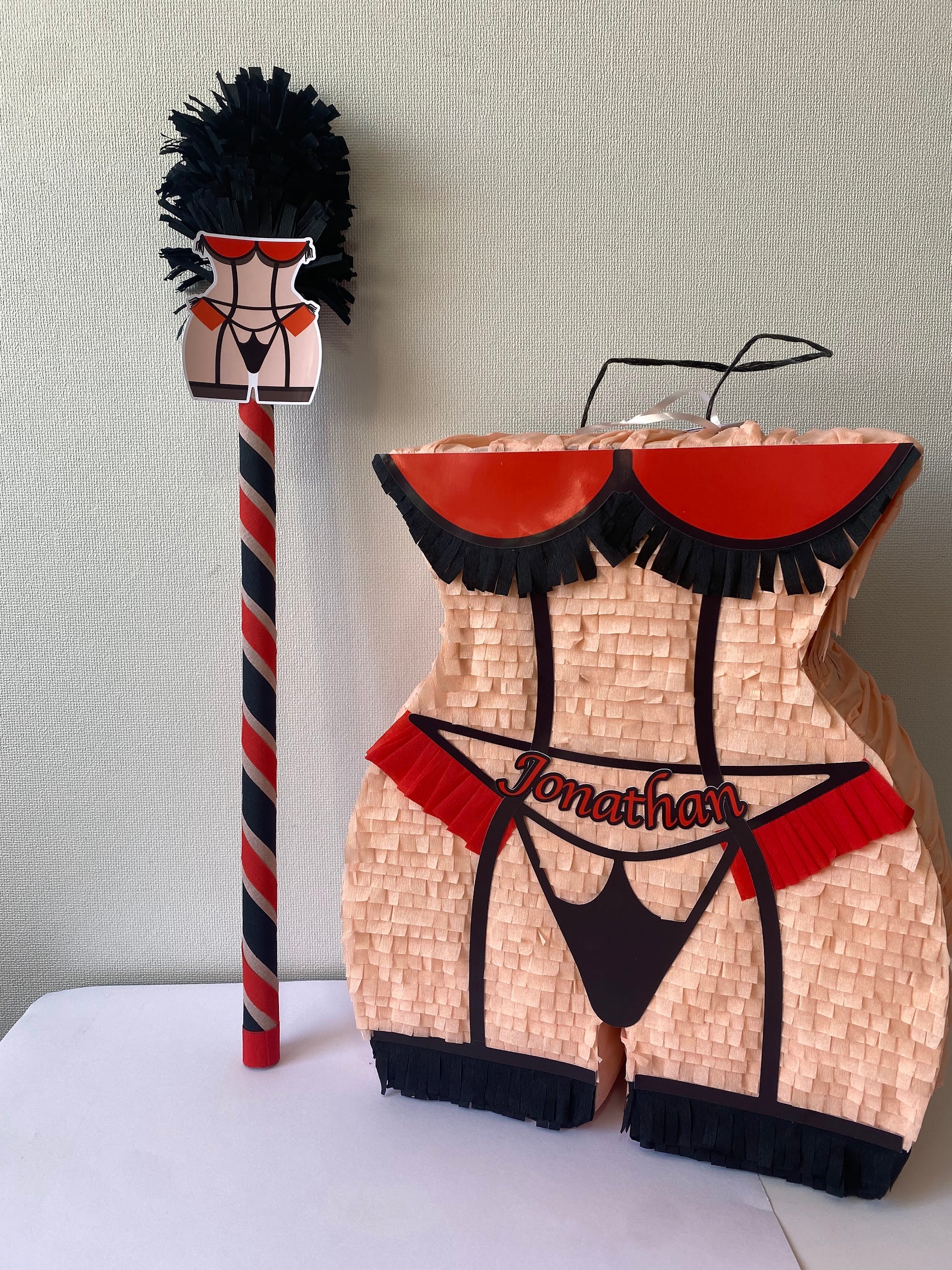 PIÑATA LENCERÍA EN CINTURA 40CM PREMIUM