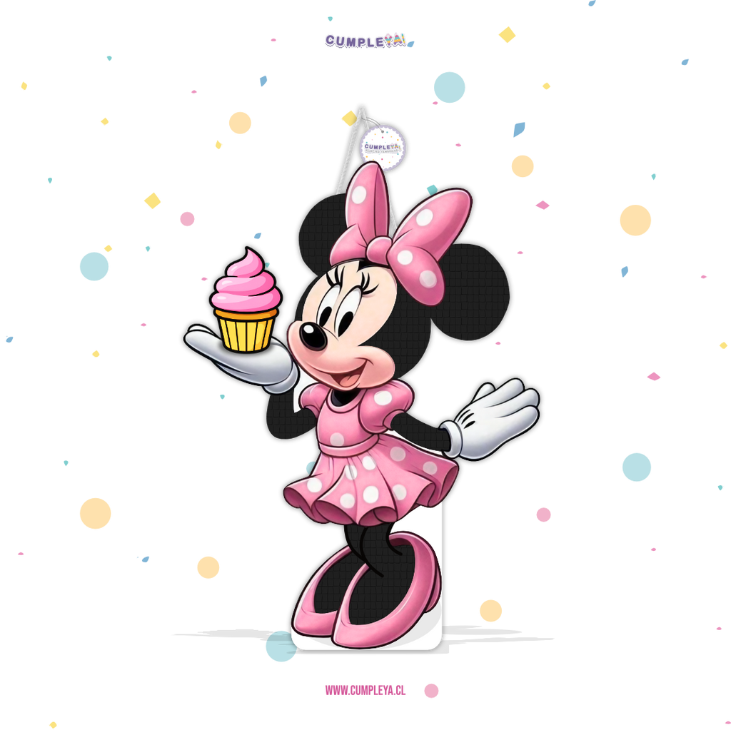 PIÑATA MINNIE CUPCAKE 60CM PREMIUM