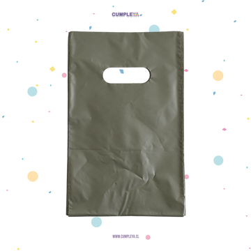 BOLSA PARA DULCES PACK 12 GRIS