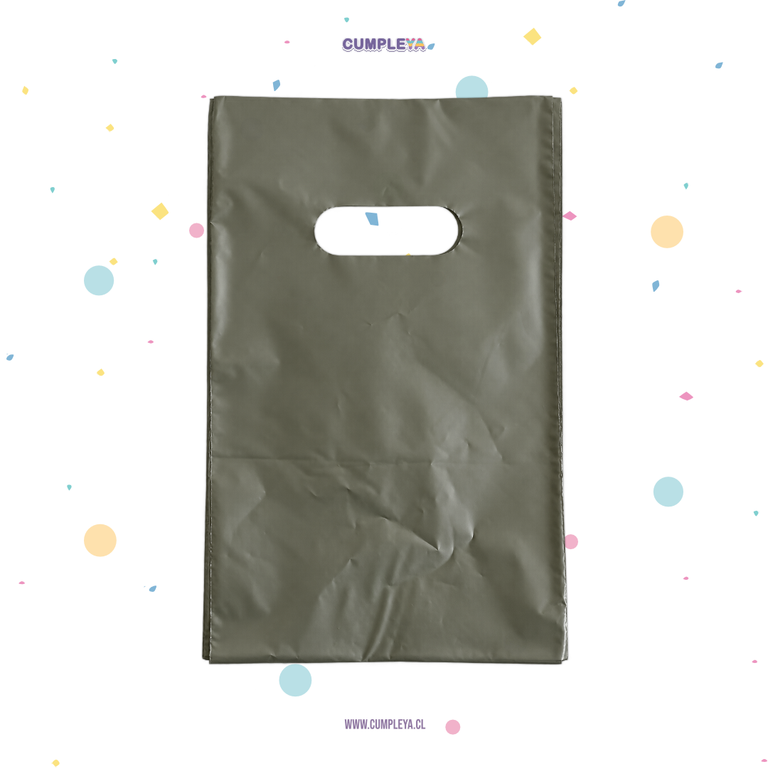 BOLSA PARA DULCES PACK 12 GRIS