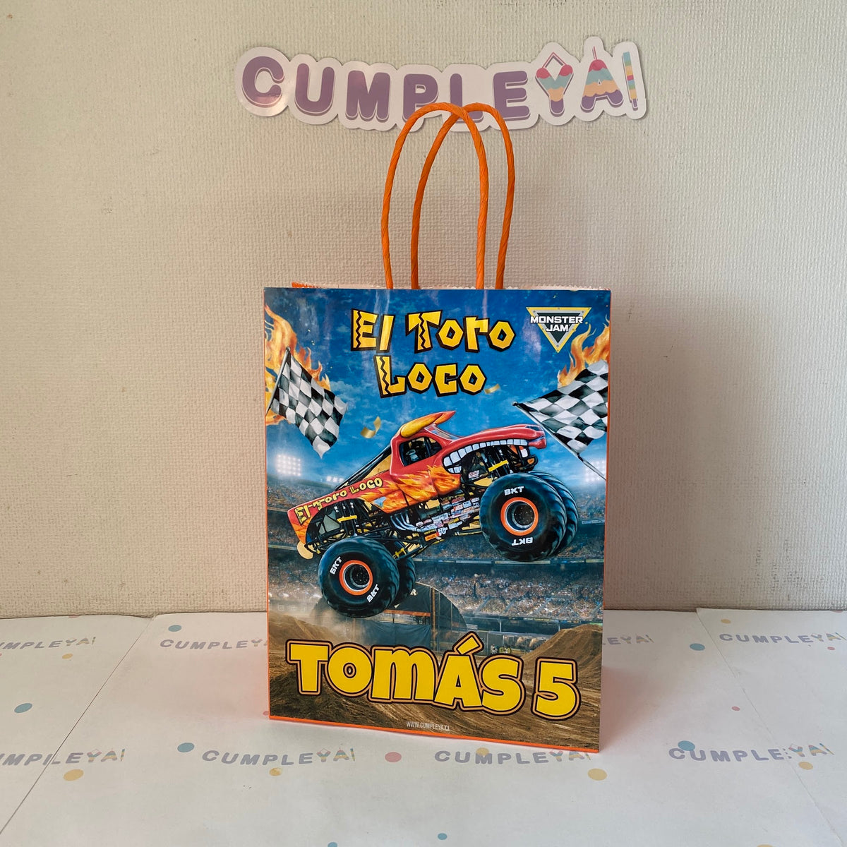 BOLSA SORPRESA 16 × 21 × 8 CM TORO LOCO