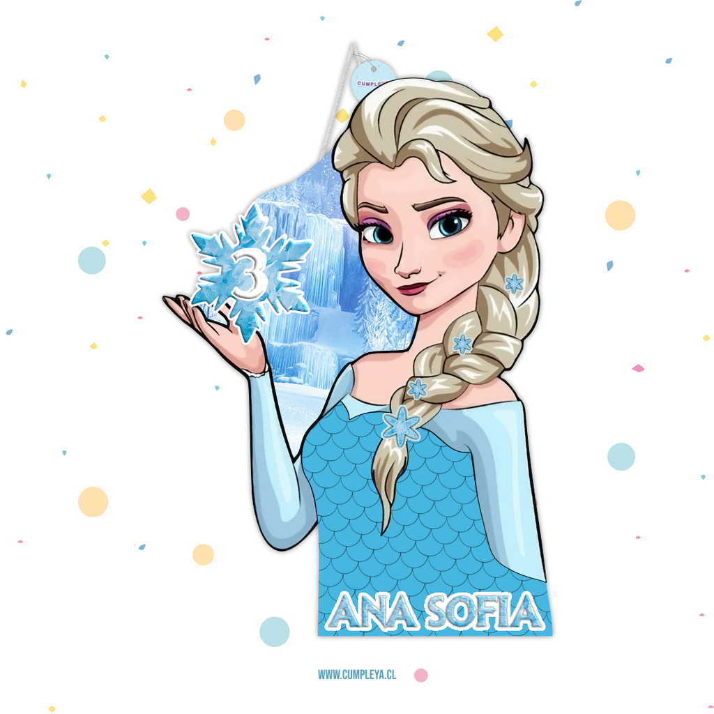 PIÑATA ELSA 40CM PREMIUM