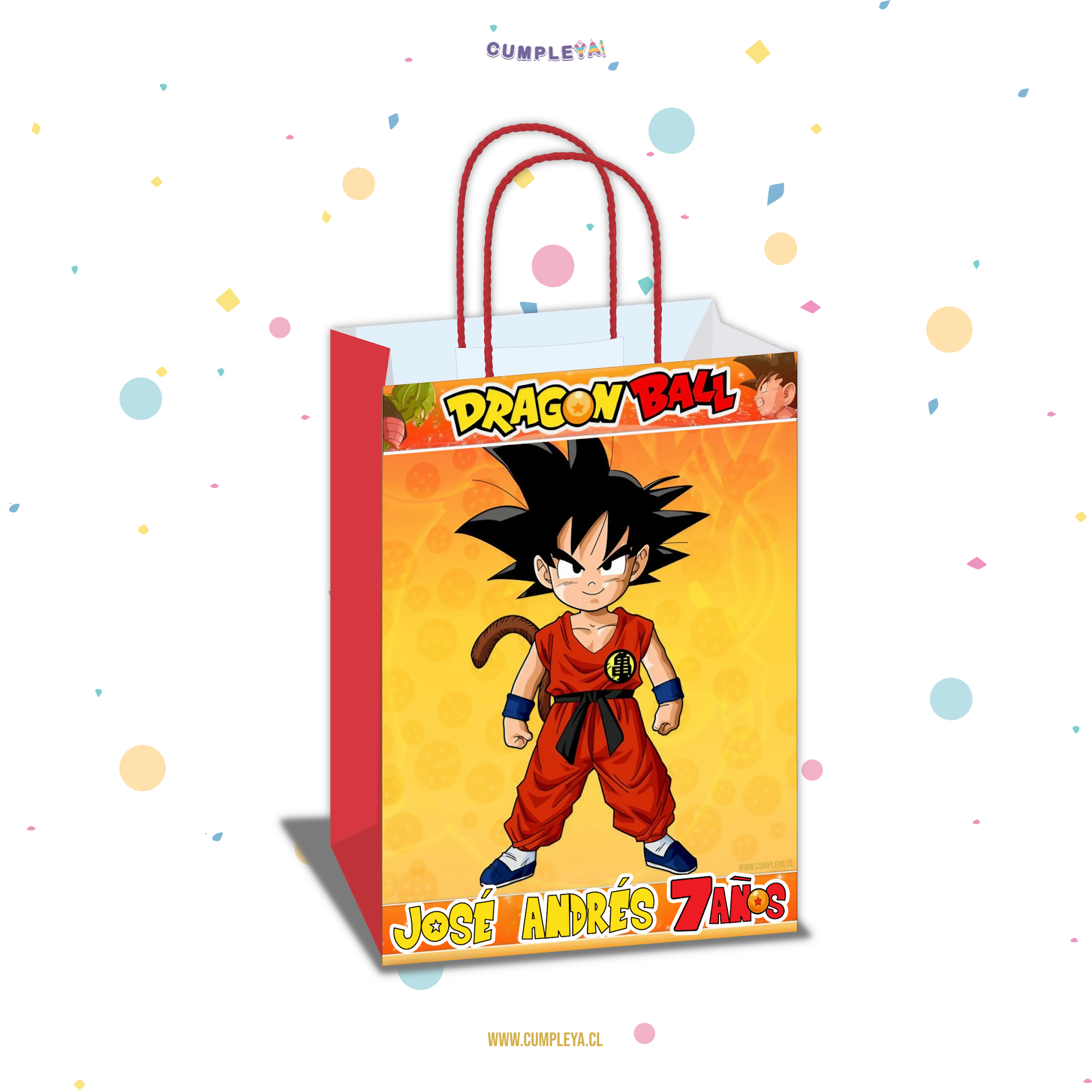 BOLSA SORPRESA 16 × 21 × 8 CM SON GOKU DRAGON BALL