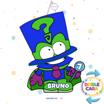 PIÑATA 60 CM XL ENIGMA SUPERZINGS
