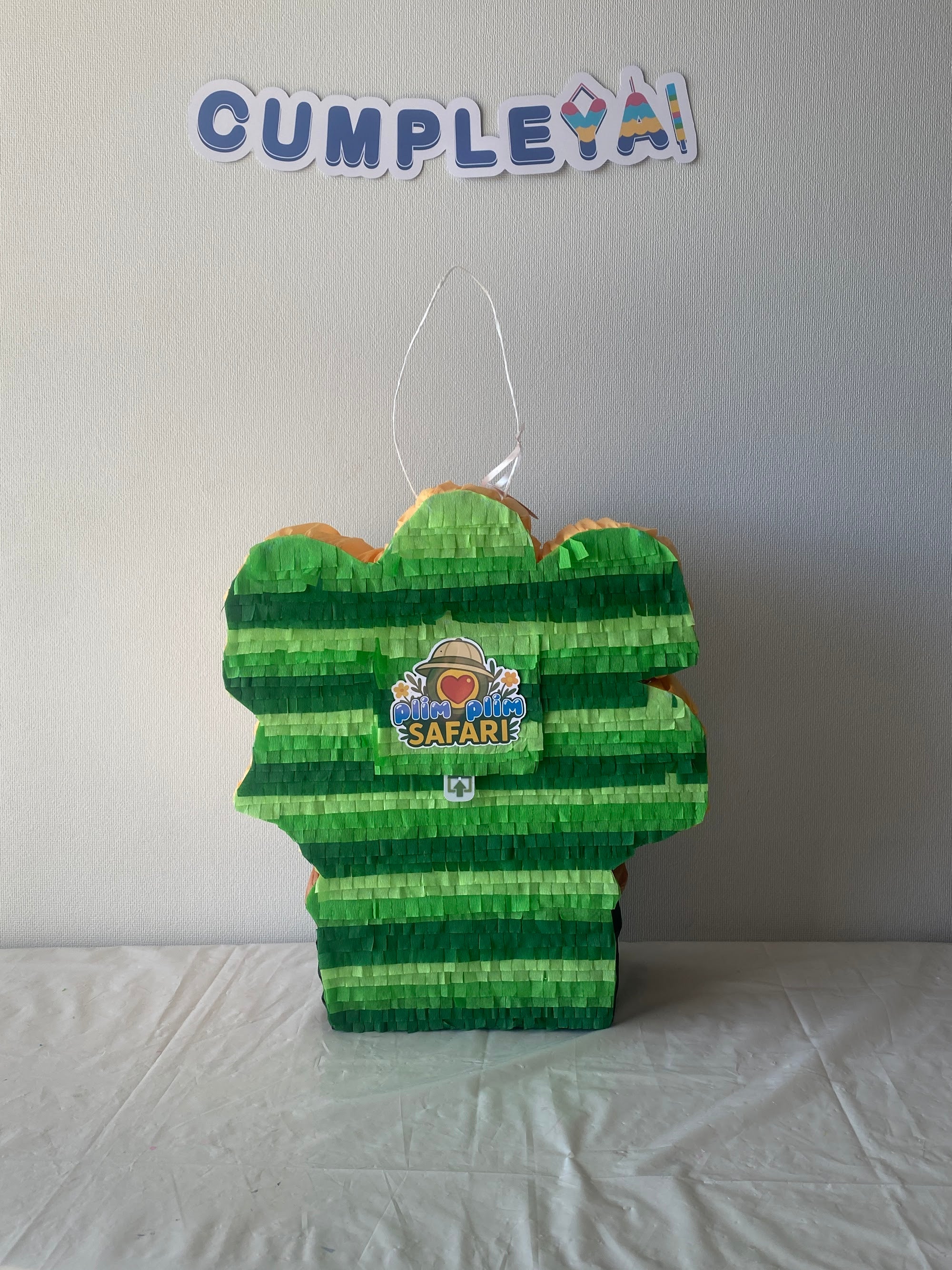 PIÑATA PLIM PLIM SAFARI EN JEEP 40CM PREMIUM