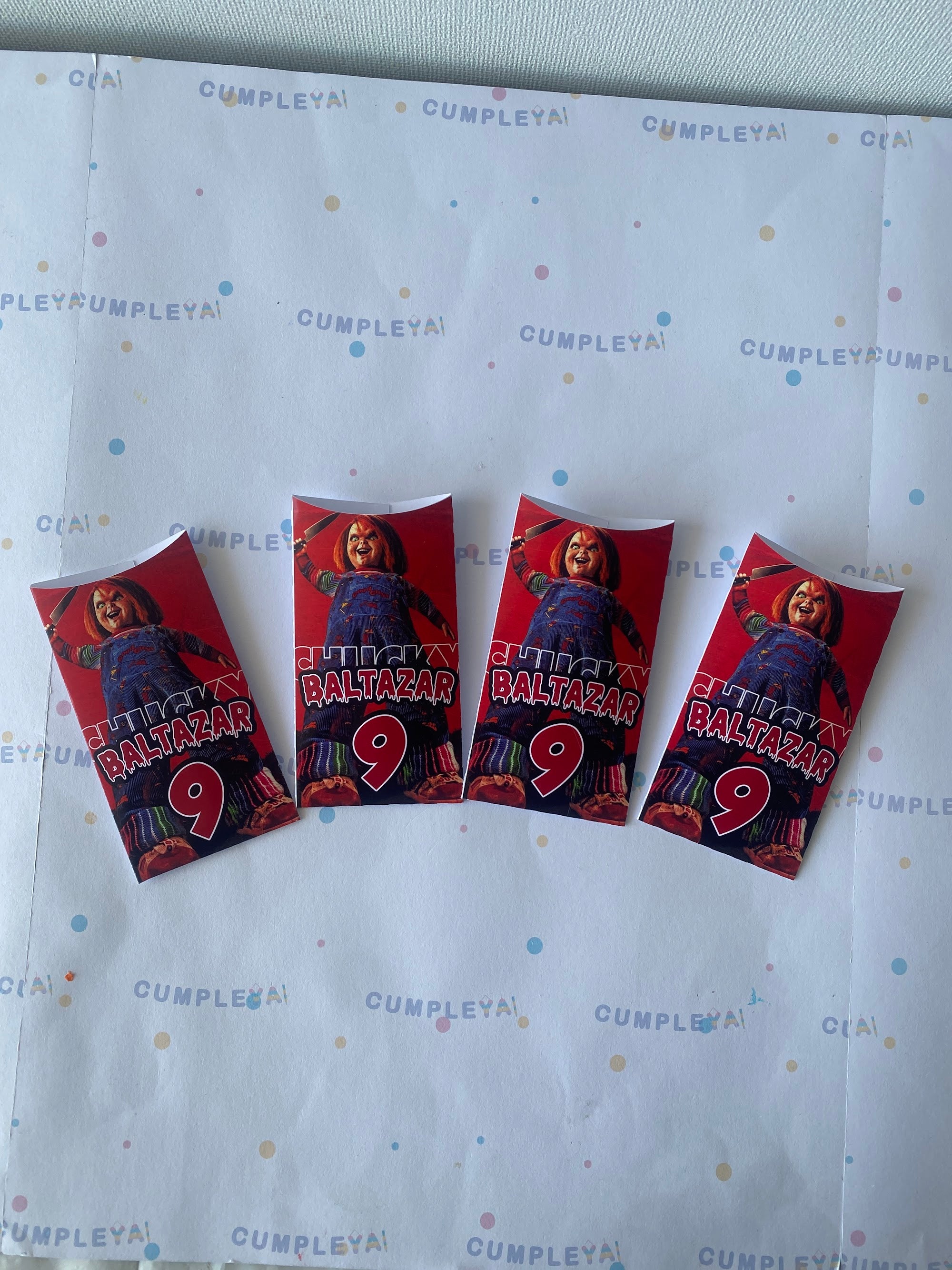 PORTA CUBIERTO CHUKY 7X13CM