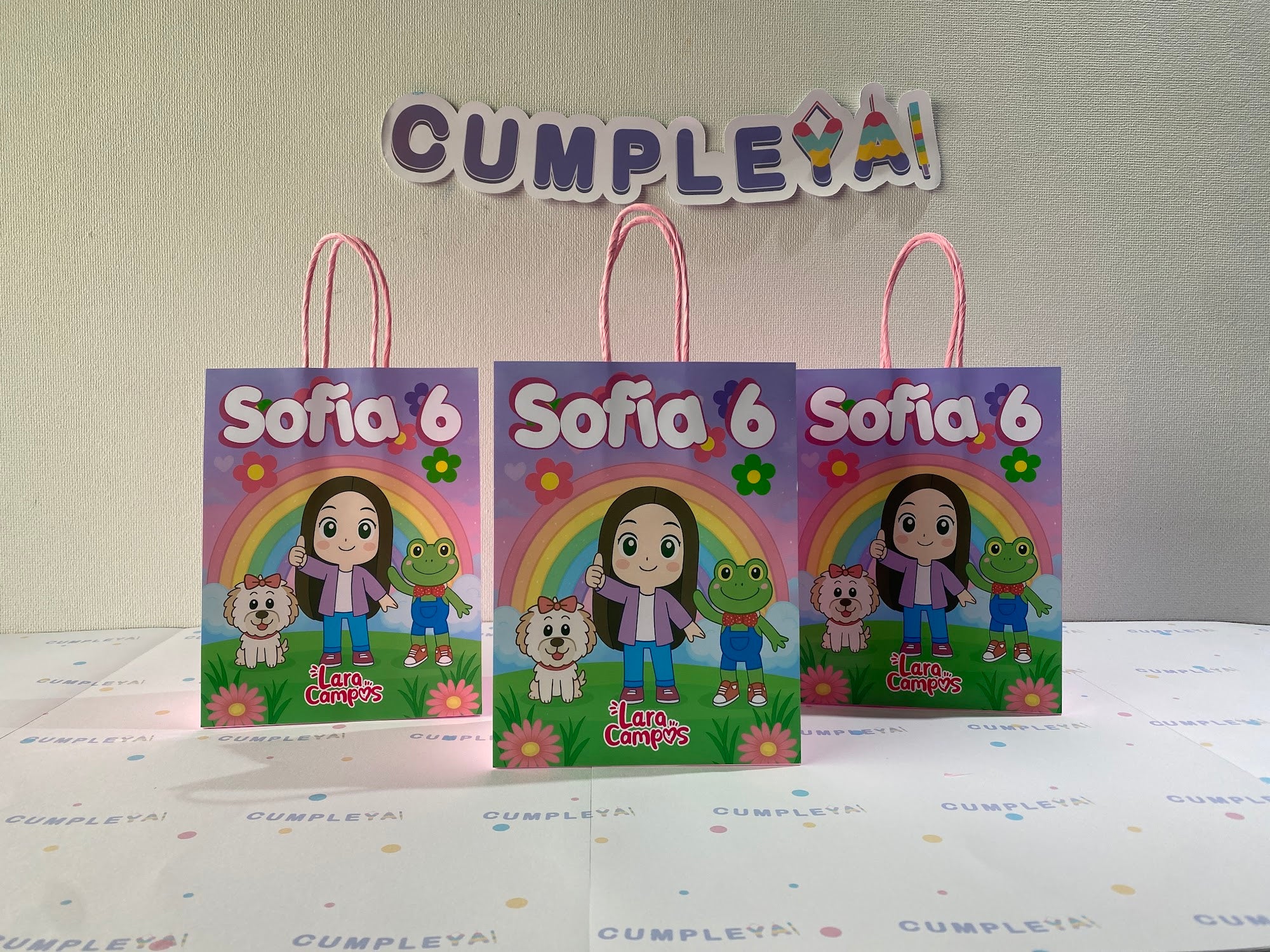 BOLSA SORPRESA 16 × 21 × 8 CM LARA CAMPOS ANIMADO