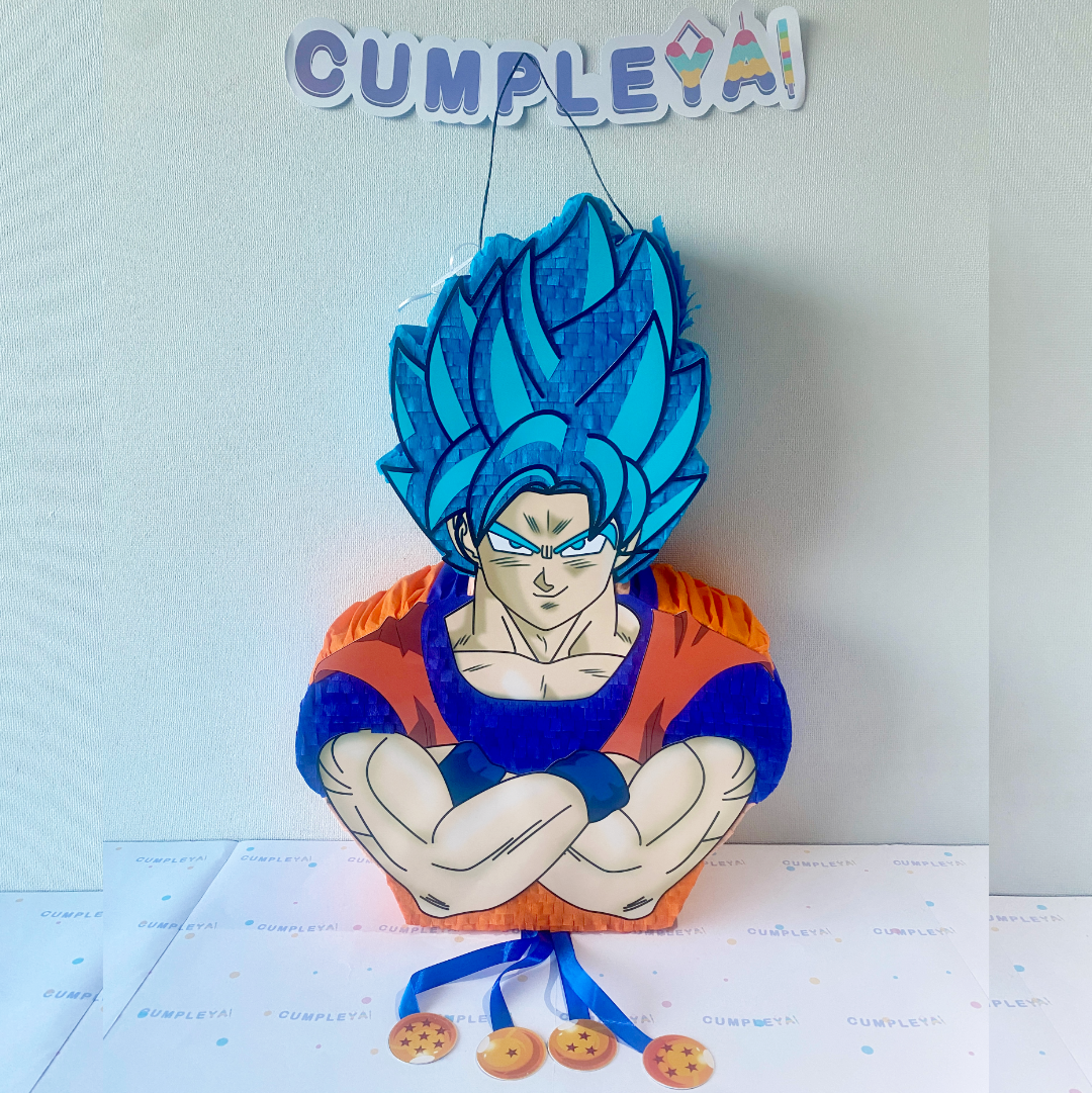 PIÑATA SON GOKU ADULTO DRAGON BALL 60CM PREMIUM