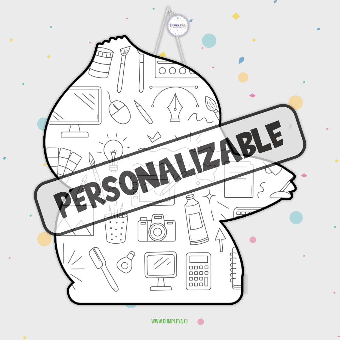 PIÑATA PERSONALIZADA 60CM FIGURA EXPRÉS