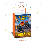 BOLSA SORPRESA 16 × 21 × 8 CM TORO LOCO