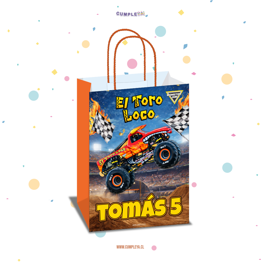 BOLSA SORPRESA 16 × 21 × 8 CM TORO LOCO