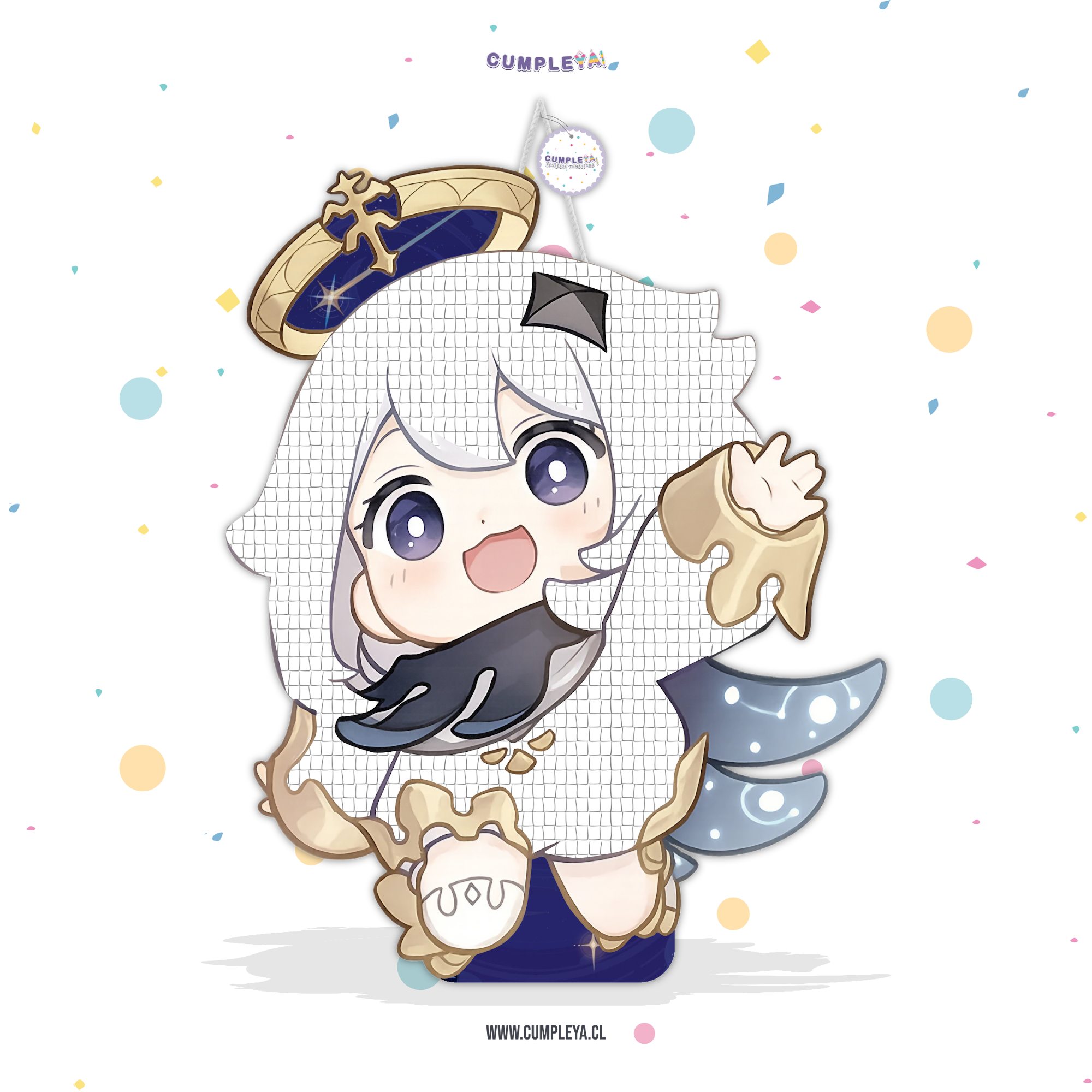 PIÑATA PAIMON 60CM PREMIUM