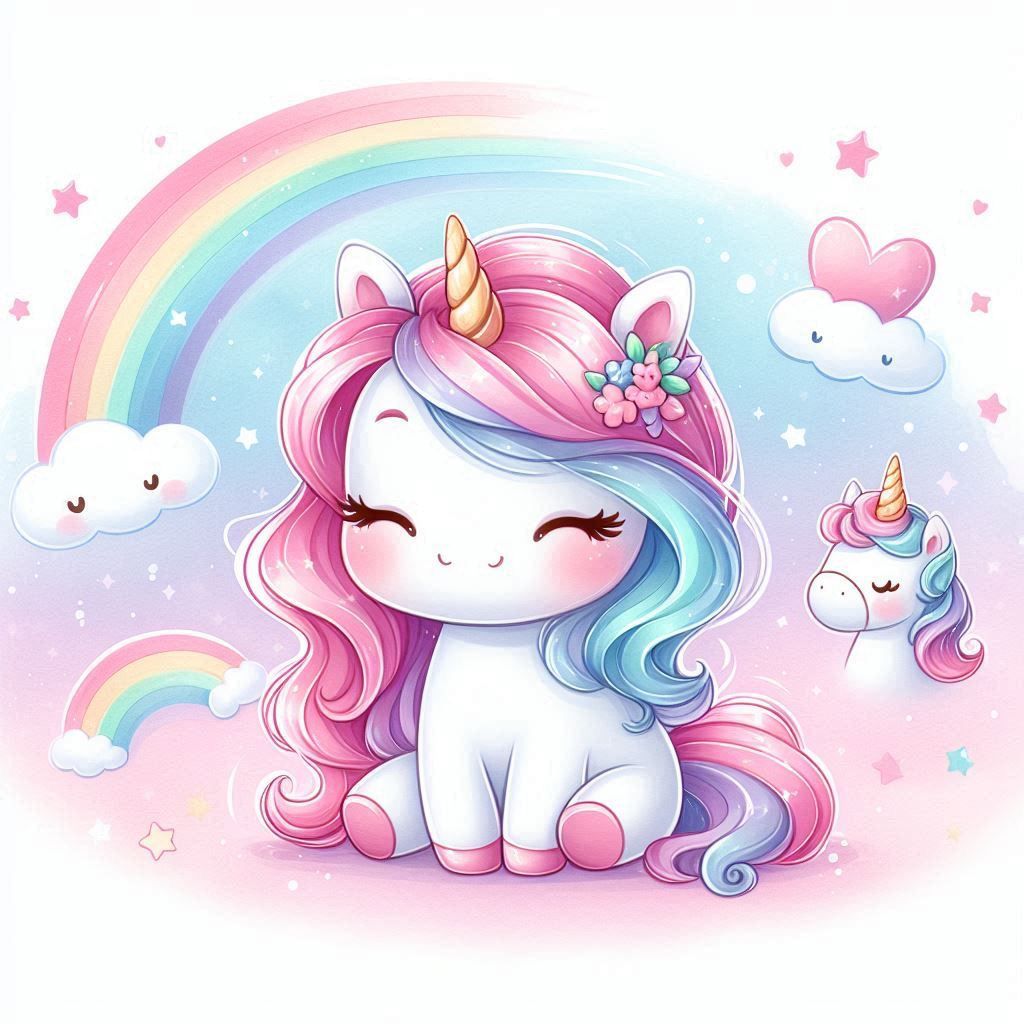 TOPPER UNICORNIO 6CM SET 8U