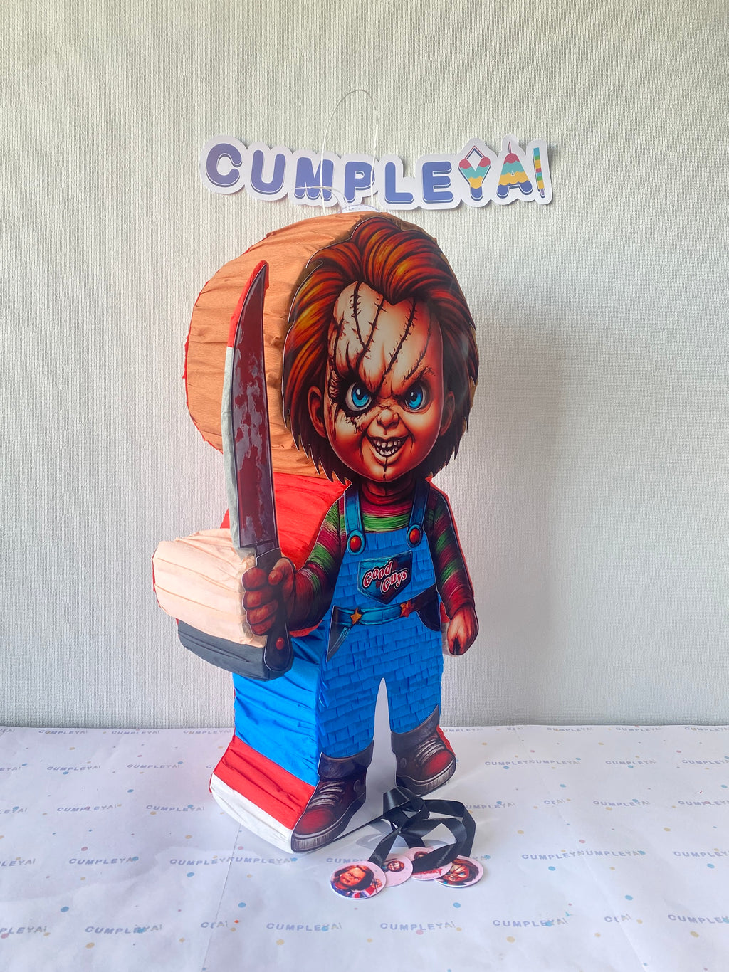 PIÑATA CHUKY 60CM PREMIUM
