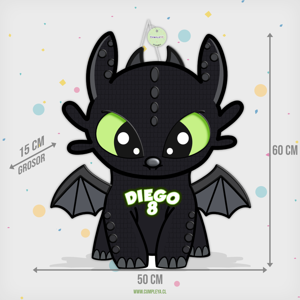 PIÑATA CHIMUELO 60CM PREMIUM