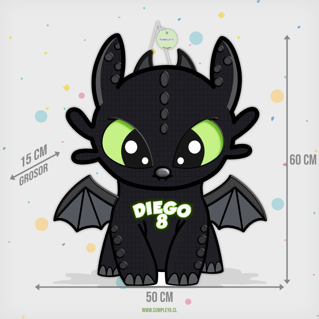 PIÑATA CHIMUELO 60CM PREMIUM