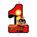 PIÑATA 40 CM NUMERO 1 JACK DE LOS INCREIBLES