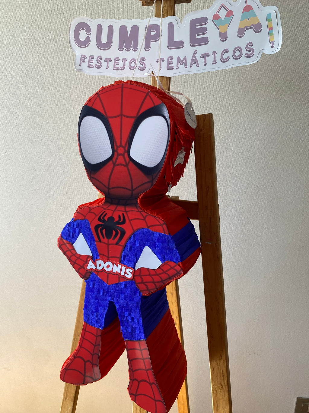 PIÑATA SPIDEY DE PIE 60CM PREMIUM