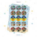 30 STICKER CIRCULARES 5 X 5 CM TOYS STORY