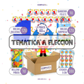 COMBO CUMPLEAÑOS PIÑATA 60 CM TEMÁTICA A ELECCIÓN