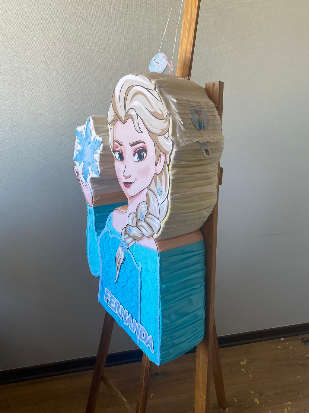 PIÑATA ELSA 60CM PREMIUM