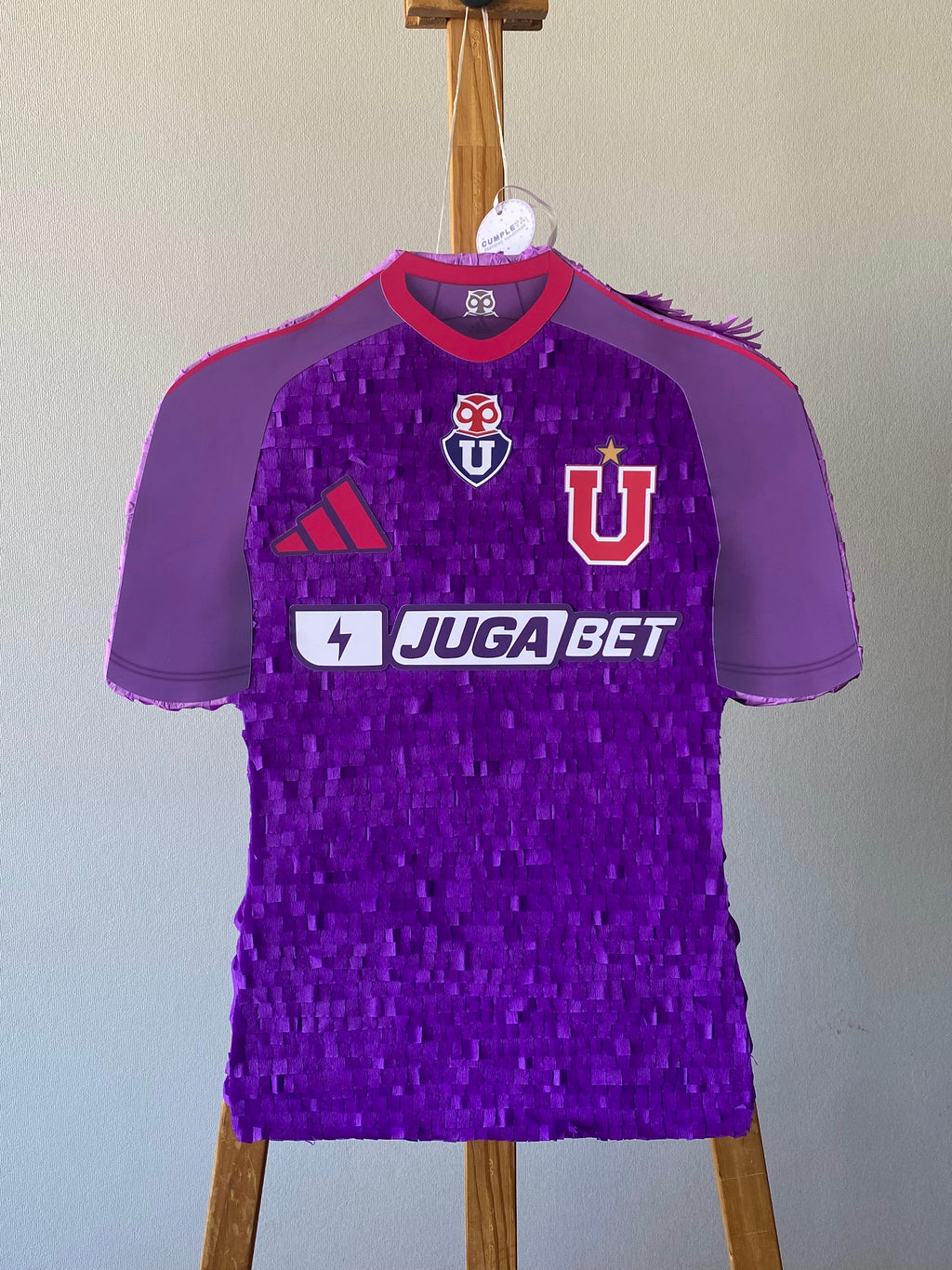 PIÑATA CAMISA U DE CHILE 60CM PREMIUM