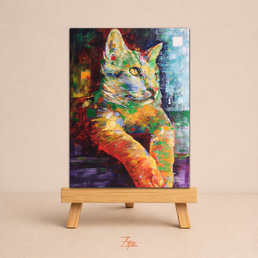 RETRATO PINTURA EN ACRÍLICO 20×30 CM SOBRE BASTIDOR