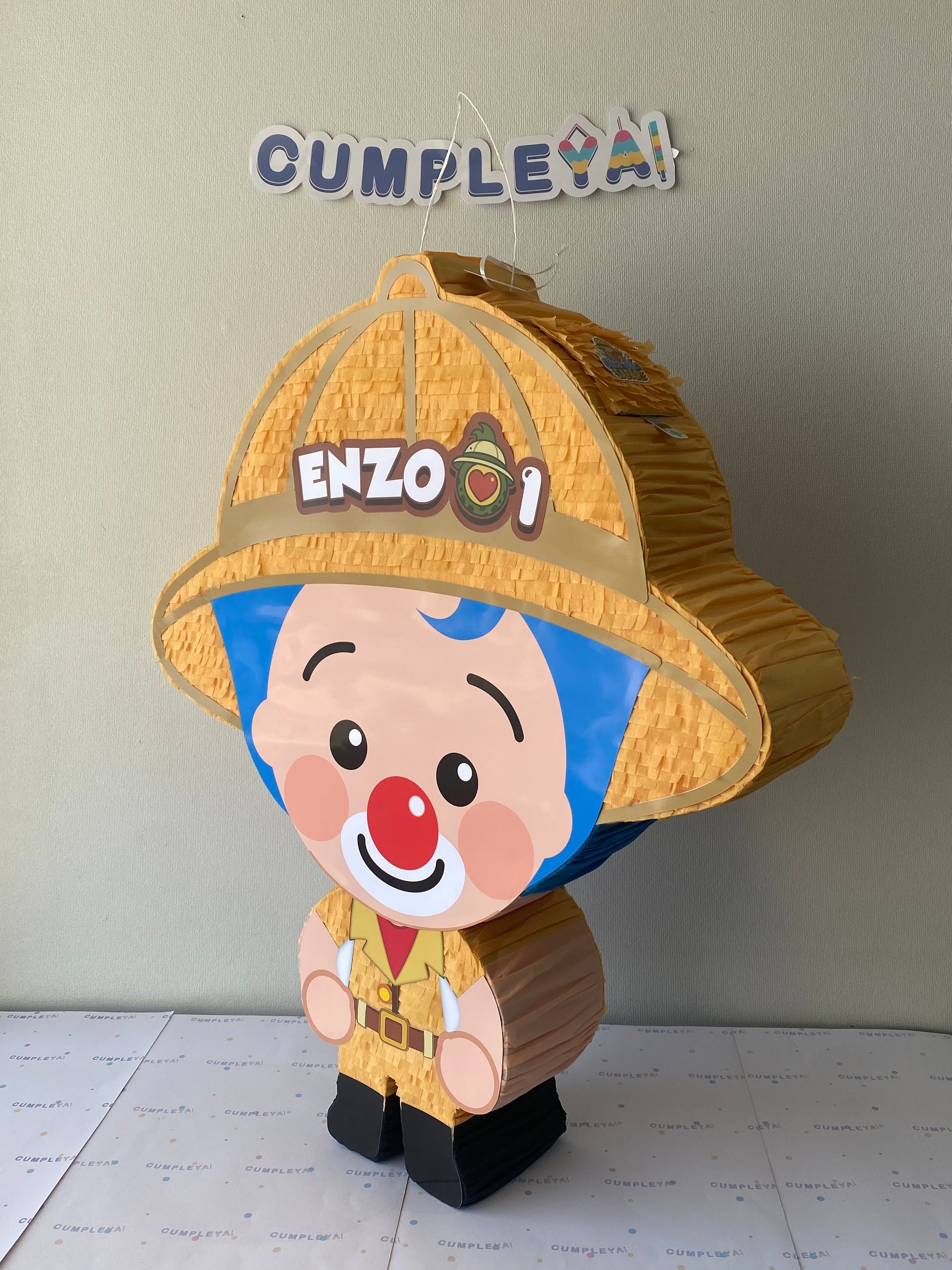 PIÑATA PLIM PLIM SAFARI 60CM PREMIUM