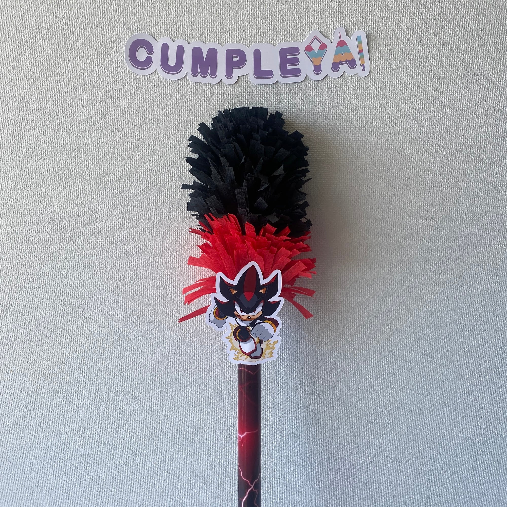 BASTÓN SHADOW DE SONIC PARA PIÑATA