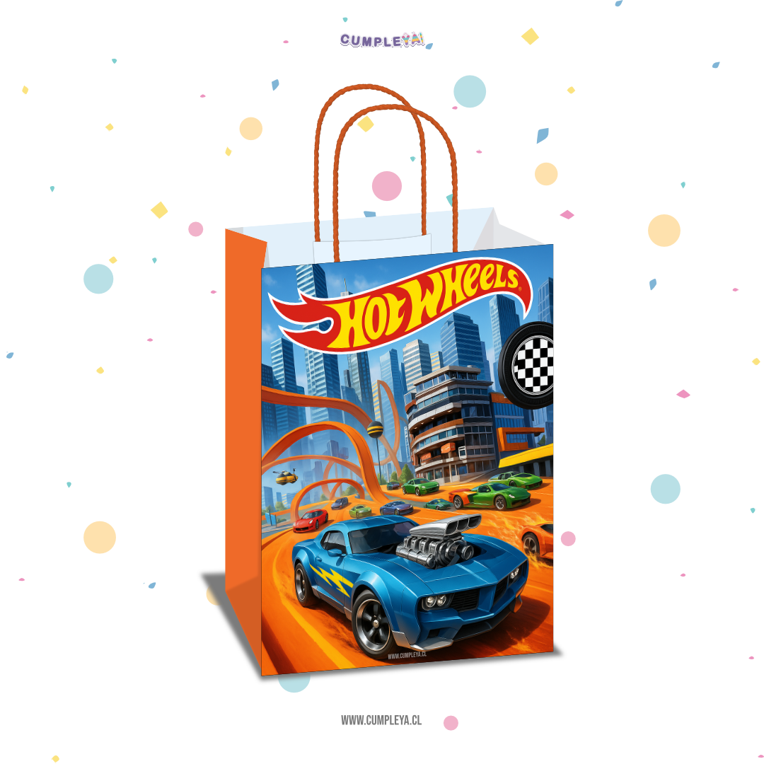 BOLSA SORPRESA 16 × 21 × 8 CM HOT WHEELS